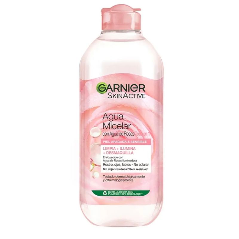 GARNIER AGUA MICELAR DE ROSAS X 400 ML.
